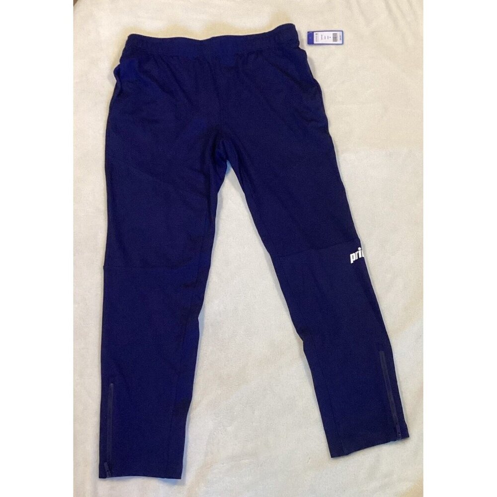 Prince Sports Prince Pickleball Men's Ponte Slim Pants - Navy Blue NEW Sz MED